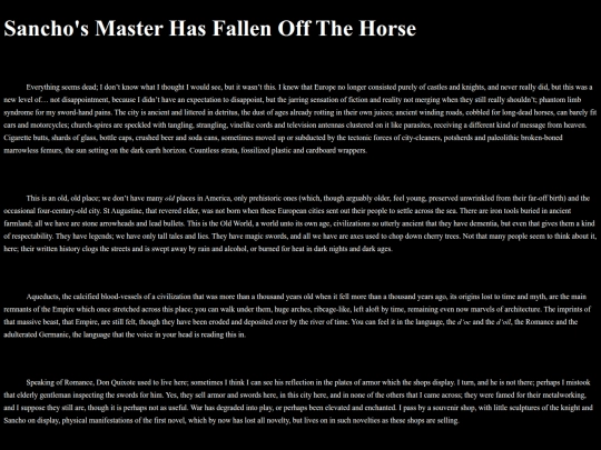 SanchosMasterHasFallenOffTheHorse screenshot