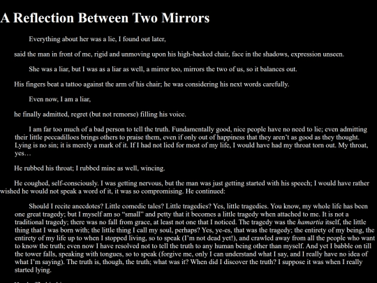 reflectionsorbetweentwomirrors screenshot