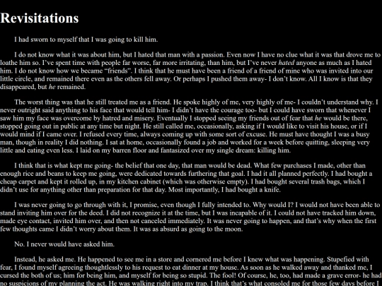 revisitations screenshot