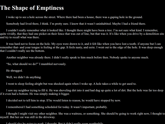 theshapeofemptiness screenshot