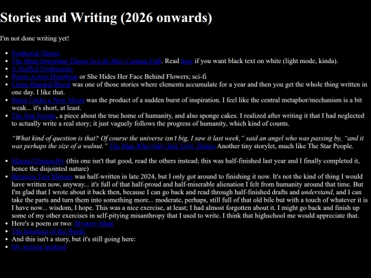 writing screenshot