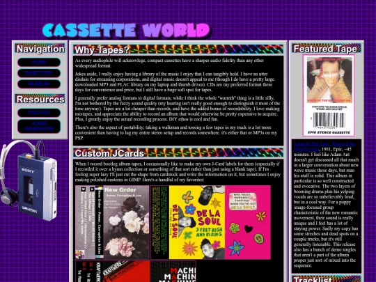 cassetteworld screenshot