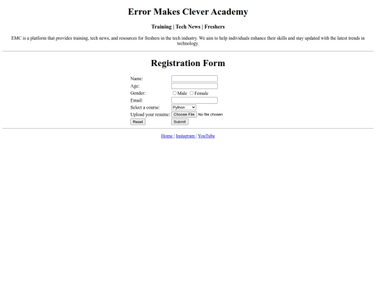 index/register screenshot
