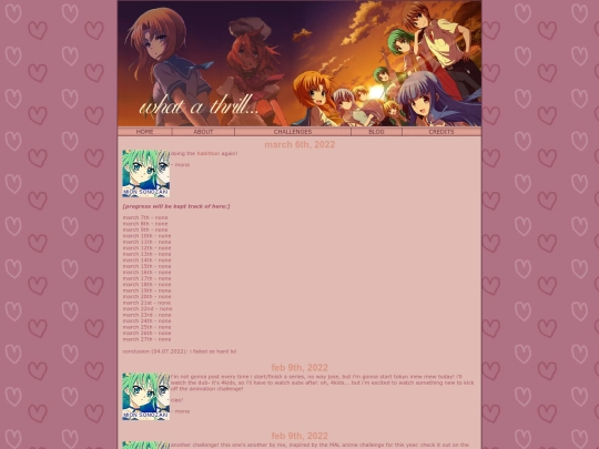 pages/works/challenges/blog screenshot