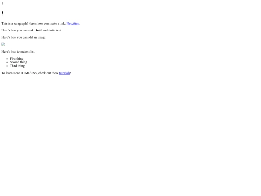 index screenshot