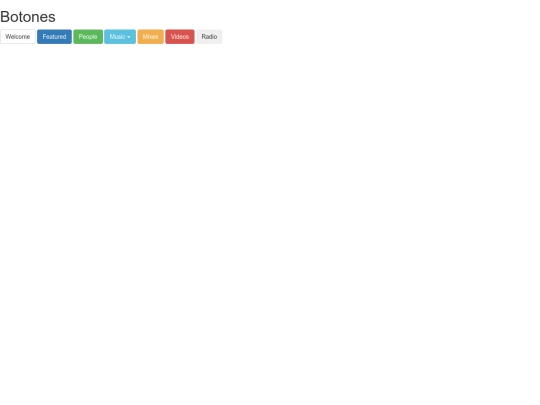 Menu screenshot