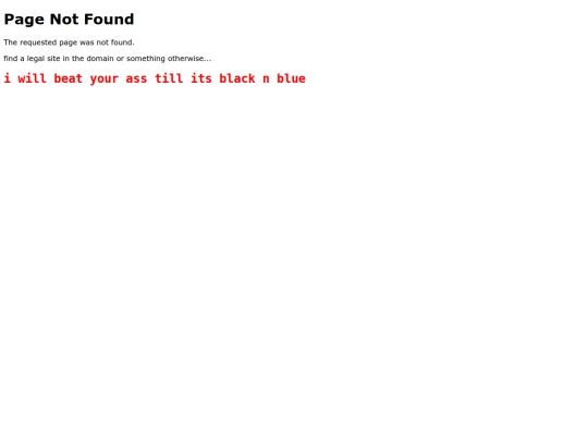 not_found screenshot