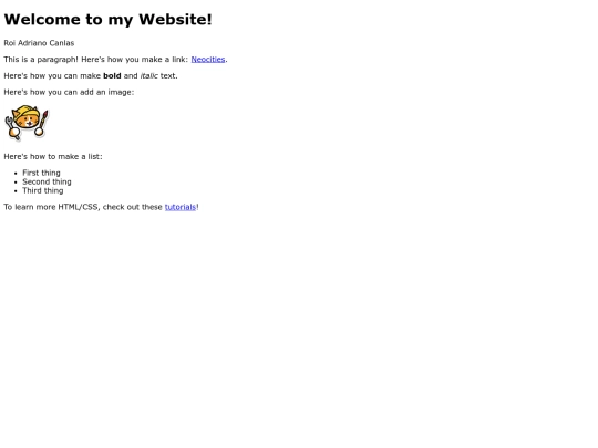 index screenshot