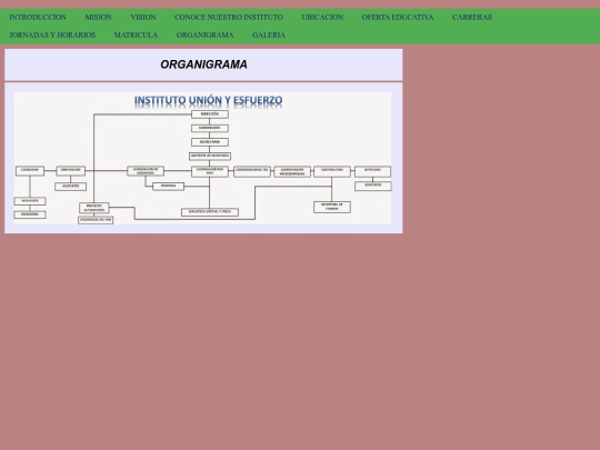 organigrama screenshot