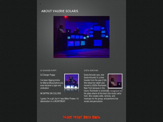 ABOUT screenshot