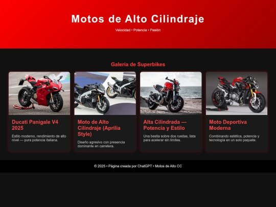 pagina screenshot