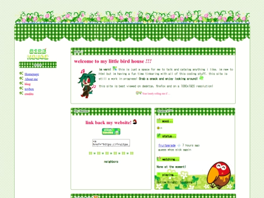 index screenshot