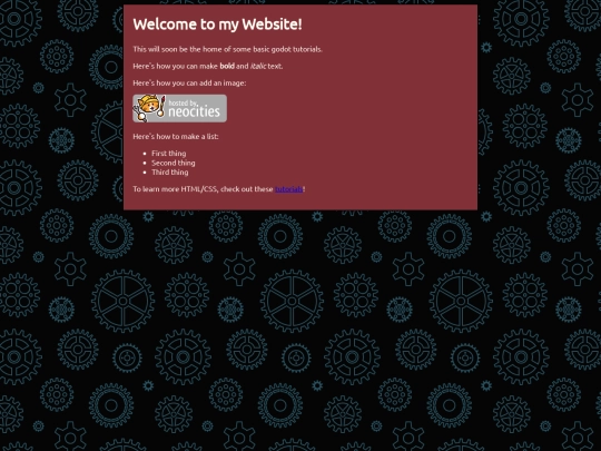 index screenshot