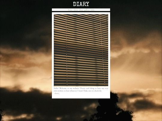 diary screenshot