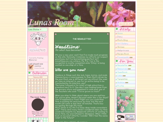 newsletter screenshot