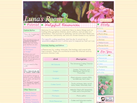 resources screenshot