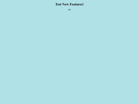 testnewfeatures screenshot