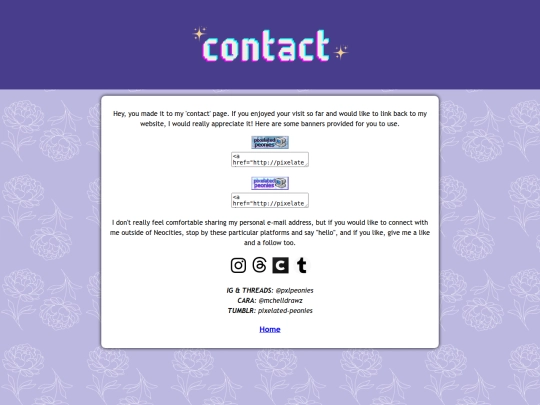 contactpage screenshot
