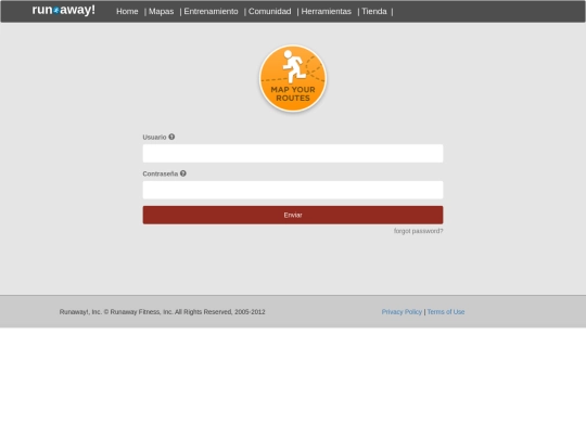 login screenshot