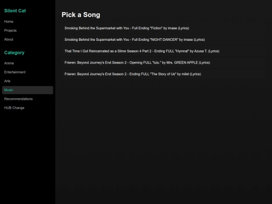WebAuto/music screenshot