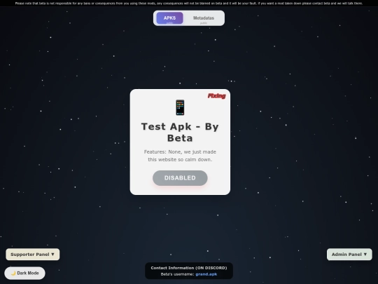 index screenshot