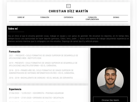 index screenshot