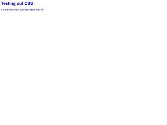 testing out CSS screenshot