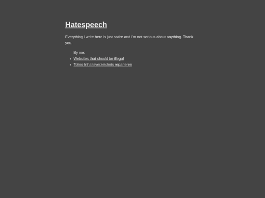 hatespeech screenshot