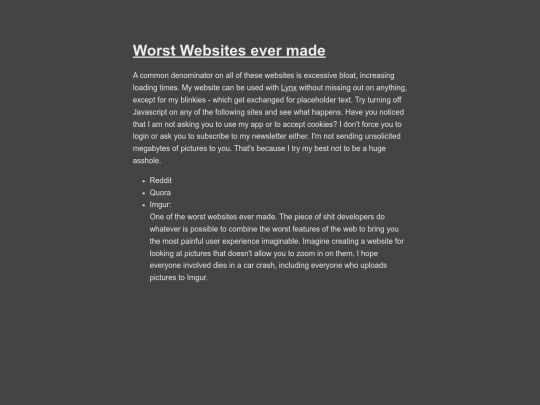 shitwebsites screenshot