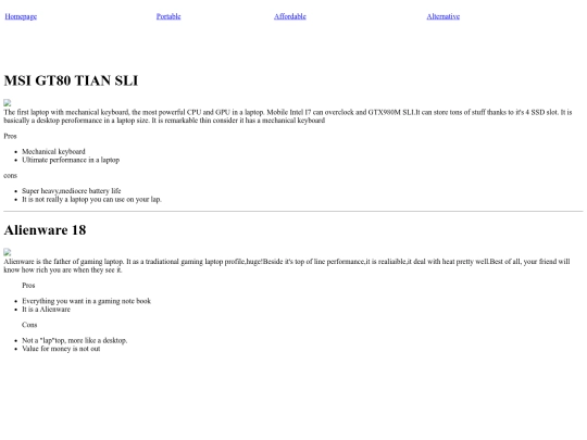 page screenshot