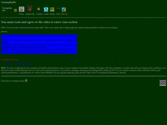 rom screenshot