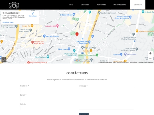 contacto screenshot