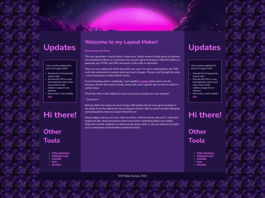 sadgurllayout screenshot