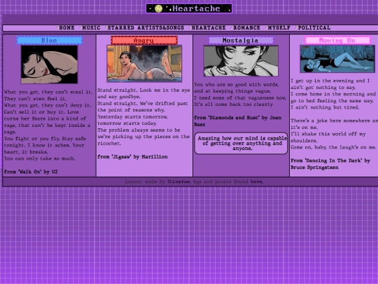 music/heartache screenshot