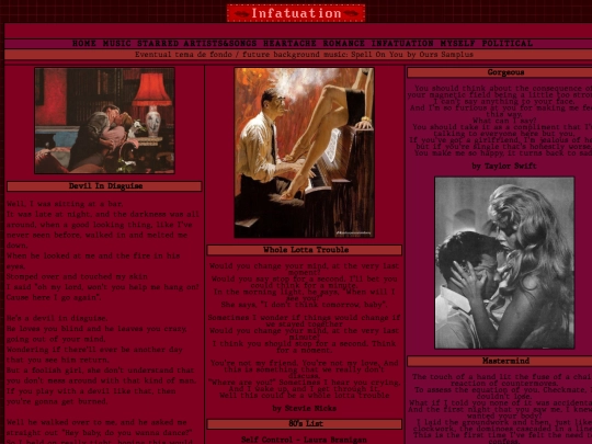 music/infatuation screenshot