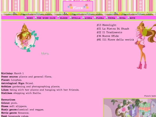 winx/FloraComics screenshot