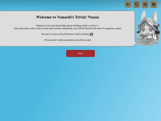 nanachitrivia screenshot