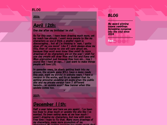BlogPage screenshot