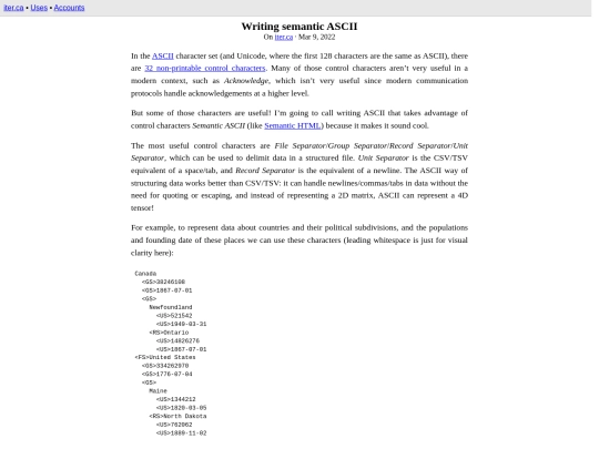 ascii screenshot