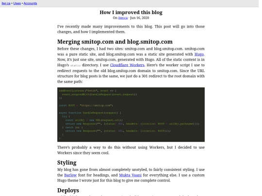 blog-revamp screenshot