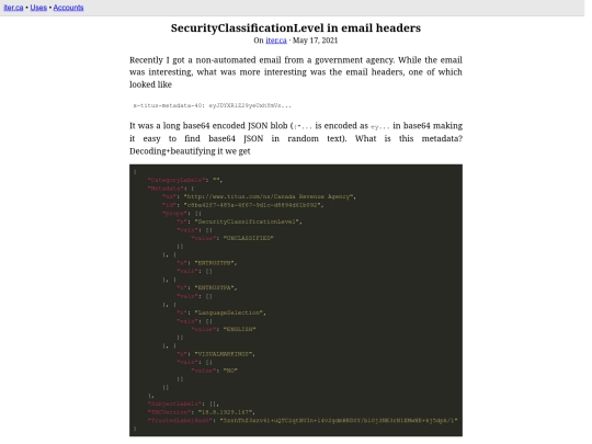 classified-emails screenshot