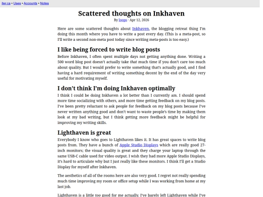 inkhaven-thoughts screenshot