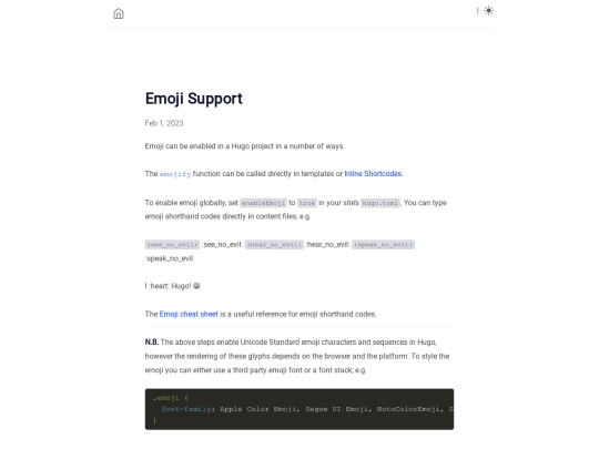 posts/emoji-support screenshot