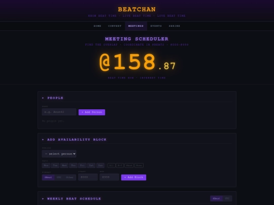 beatchan-scheduler screenshot