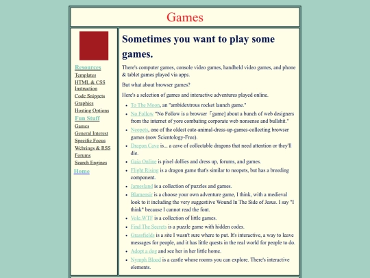 games screenshot
