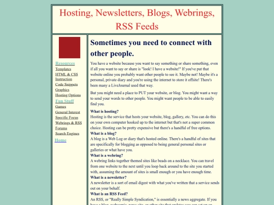 hosting screenshot