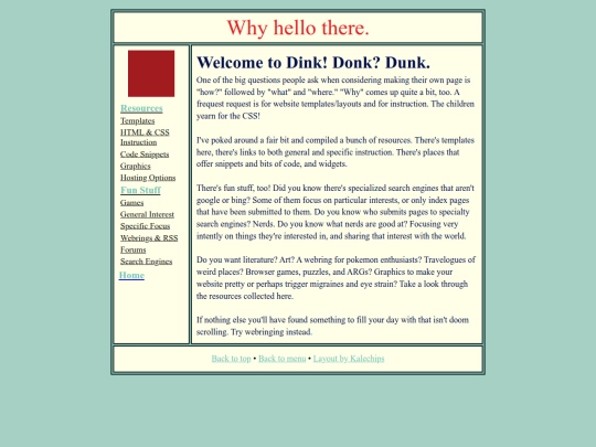 index screenshot