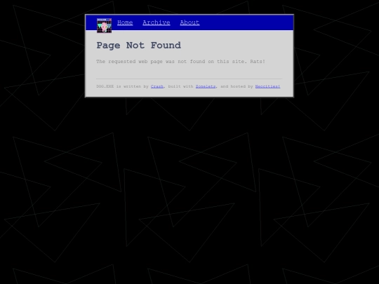 not_found screenshot