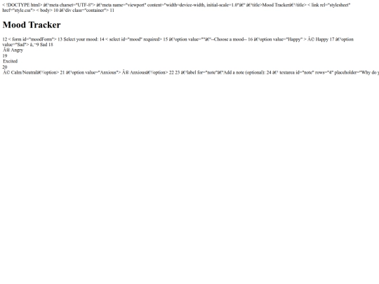 index screenshot