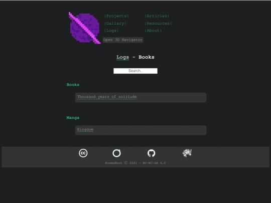 site/books screenshot